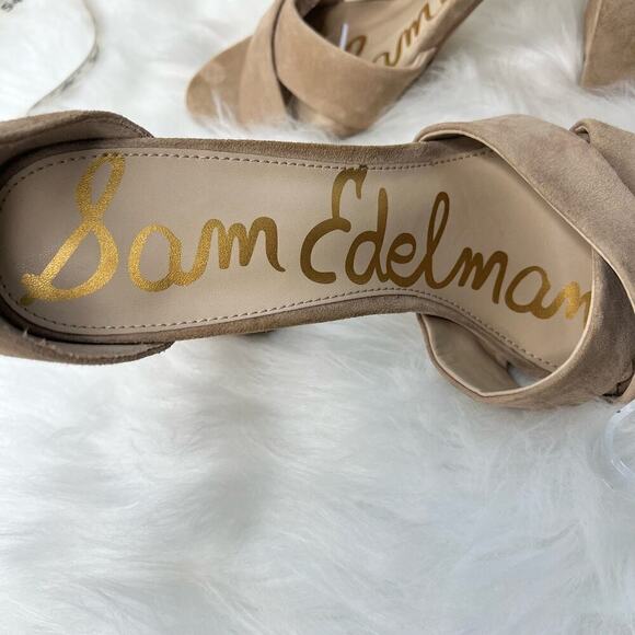 New Women’s Sam Edelman Yancy Ankle Strap Heel Sandals Size 10 - Picture 5 of 9